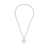 Harbor Moon Heart Skipper Necklace