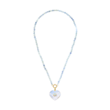 Harbor Moon Heart Skipper Necklace