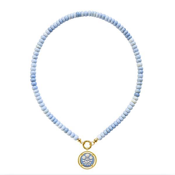 Chambray Coin Necklace – Charm Lane Collection